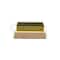 Gordon Brush 0.005 Brass Bristle, 4-1/4 x 2-1/2 Wood Block Brush, PK12 G1308B - alternate 1